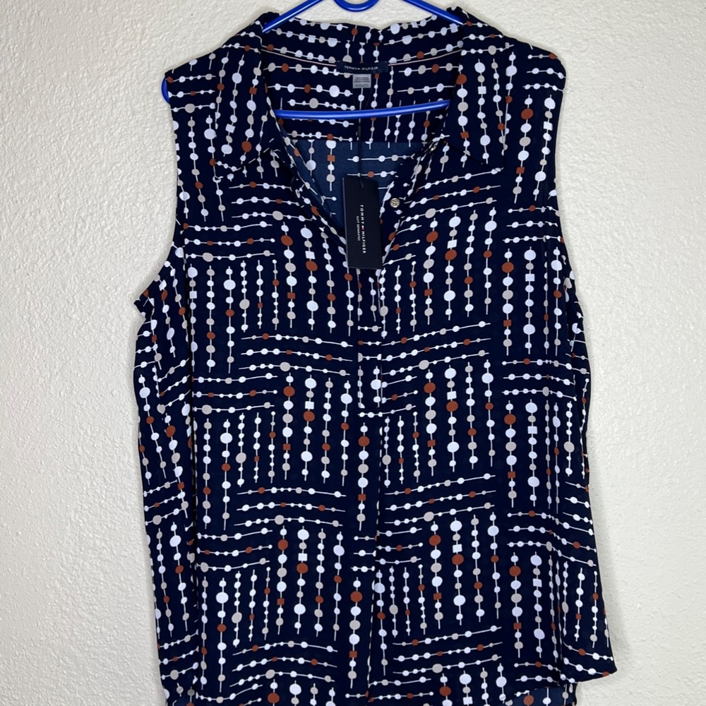 Sleeveless Tommy Hilfiger Blouse Size XL